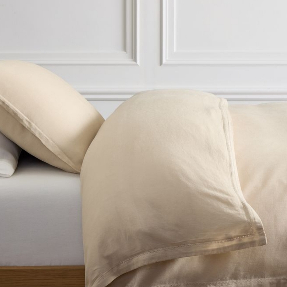 West Elm Signature Tencel Linen Duvet Cover,King/California King,White,$249.00US